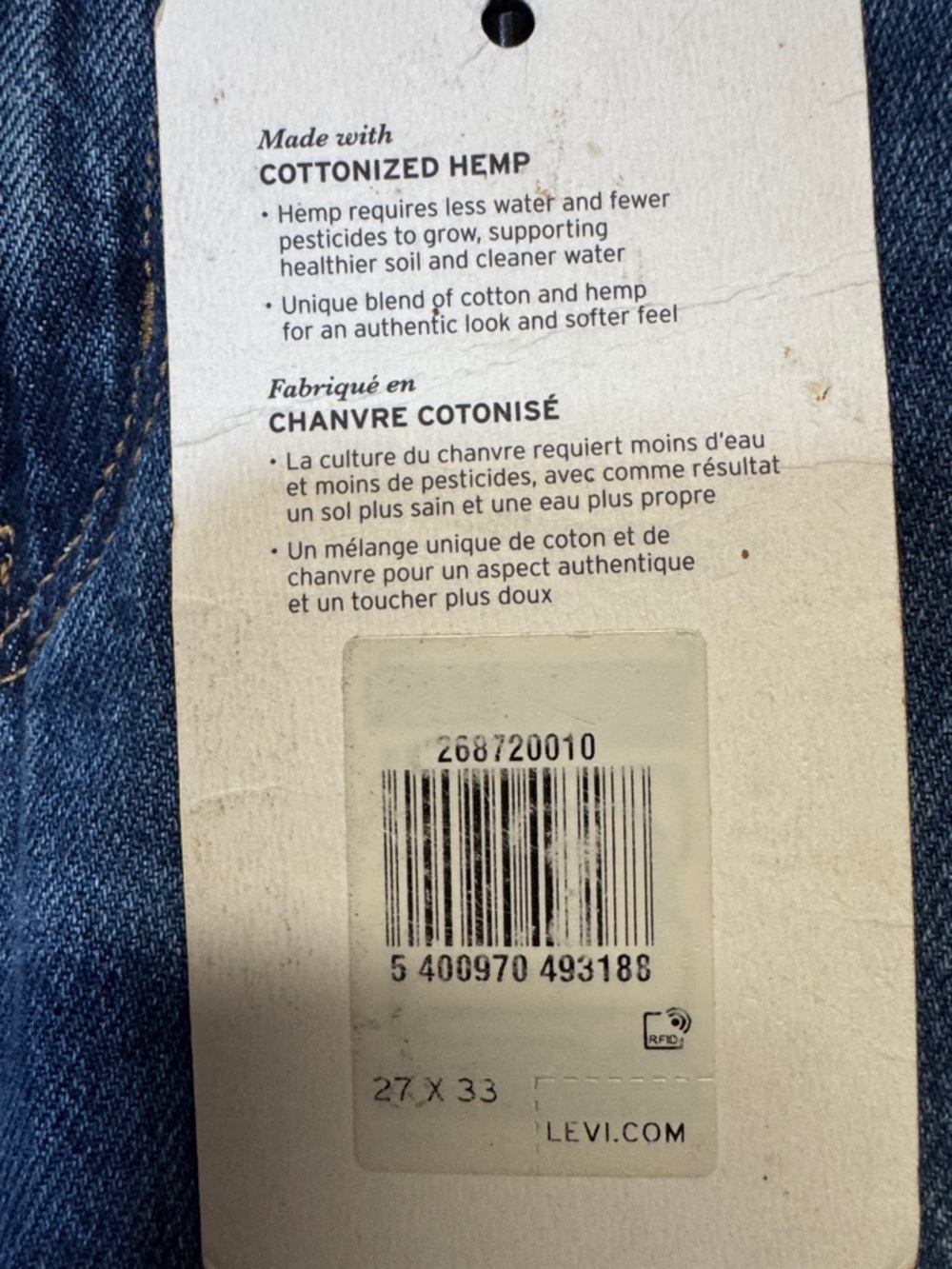 Levi's High Loose Women’s Blue Jeans Size 27/33 - Picture 14 of 16